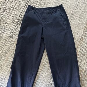 A New Day Navy Blue Straight High Rise Cropped Pants - Size 2